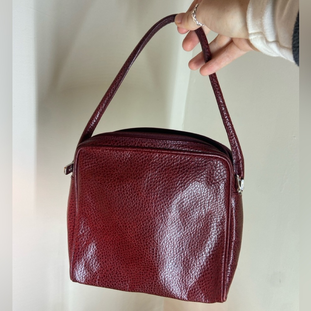 Red Y2K vintage Italian leather bag